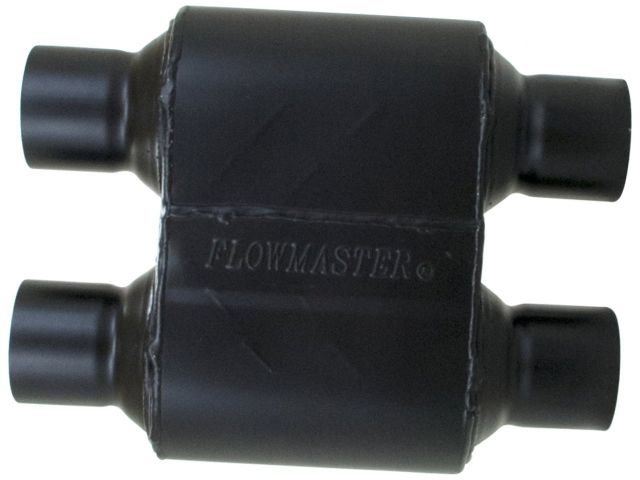 Flowmaster Super 10 Series Muffler, 2.50" IN (D) / OUT (D): ea, 409S Stainless St