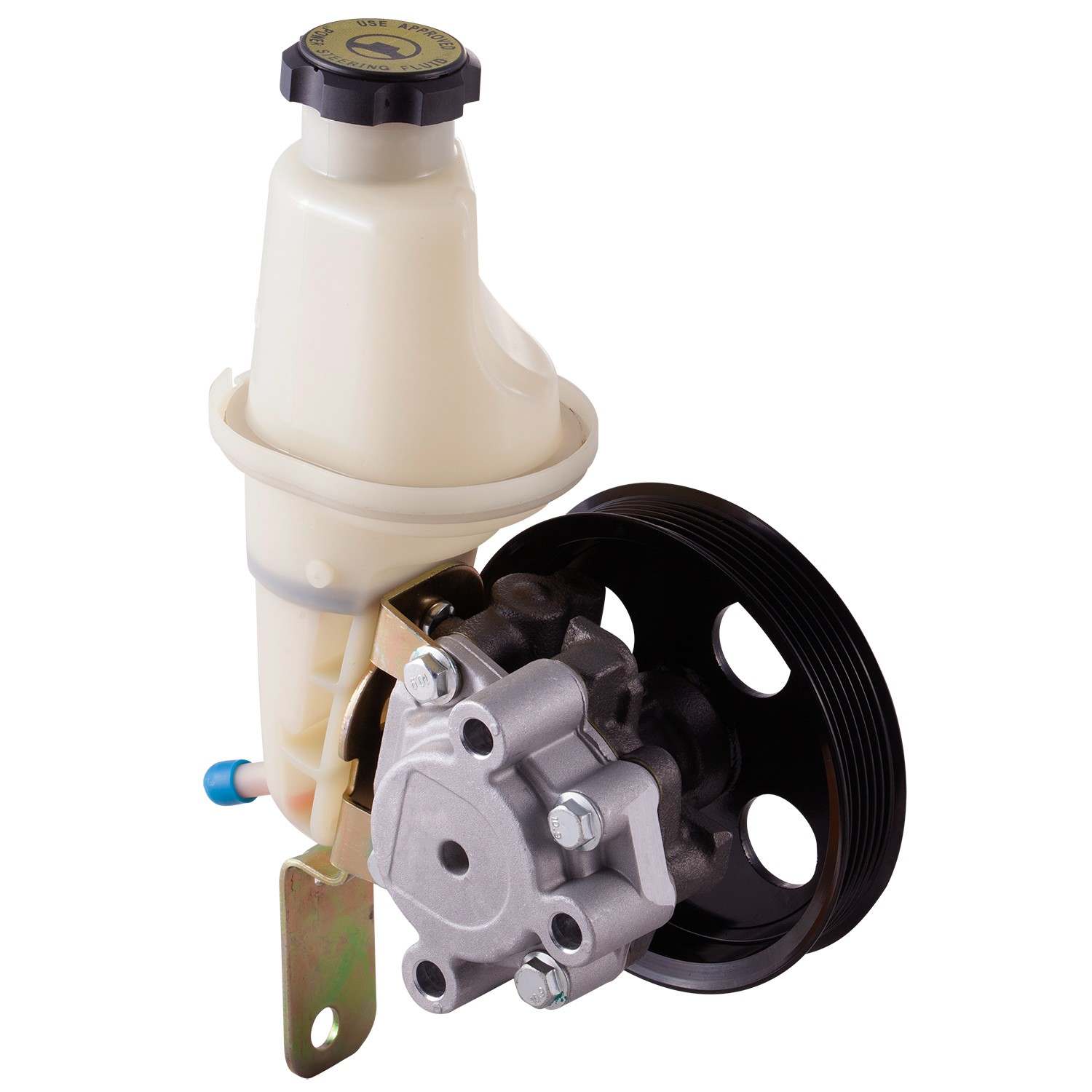 pwr new power steering pump with pulley and reservoir  frsport 60-5066pr