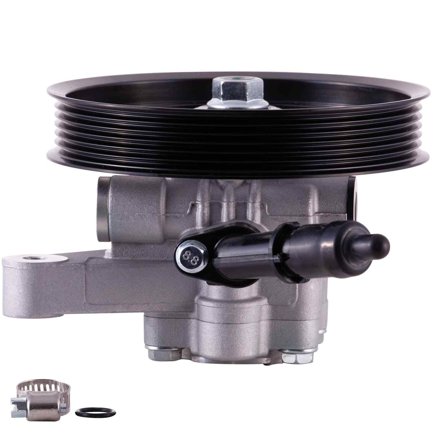 PWR New Power Steering Pump With Pulley  top view frsport 60-6703P