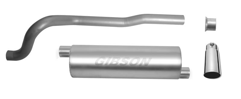 Gibson 00-01 Jeep Cherokee Classic 4.0L 2.5in Cat-Back Single Exhaust - Stainless 617201 Main Image