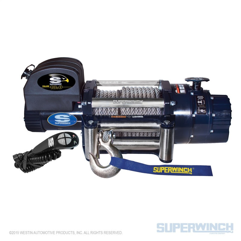 Superwinch 18000 LBS 12 VDC 1/2in x 85ft Steel Rope Talon 18 Winch 1618200