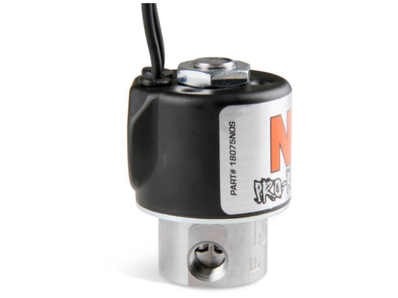 NOS Pro Race Fuel Solenoid w/ Bottom Exit