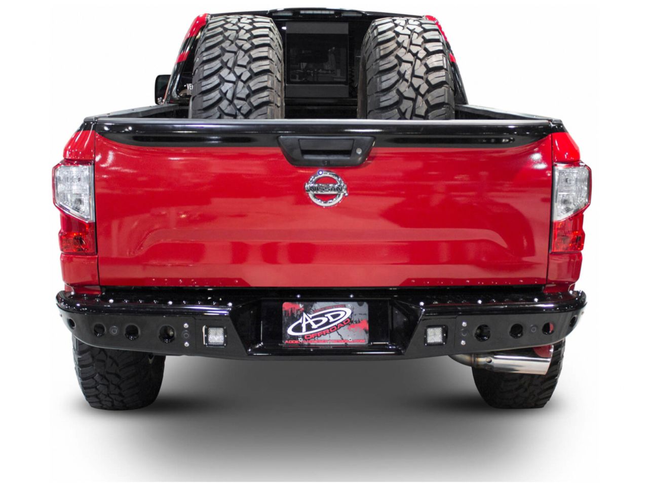 Addictive Desert Designs 2016 - UP Nissan Titan Venom Rear Bumper w/ Backup Sensors