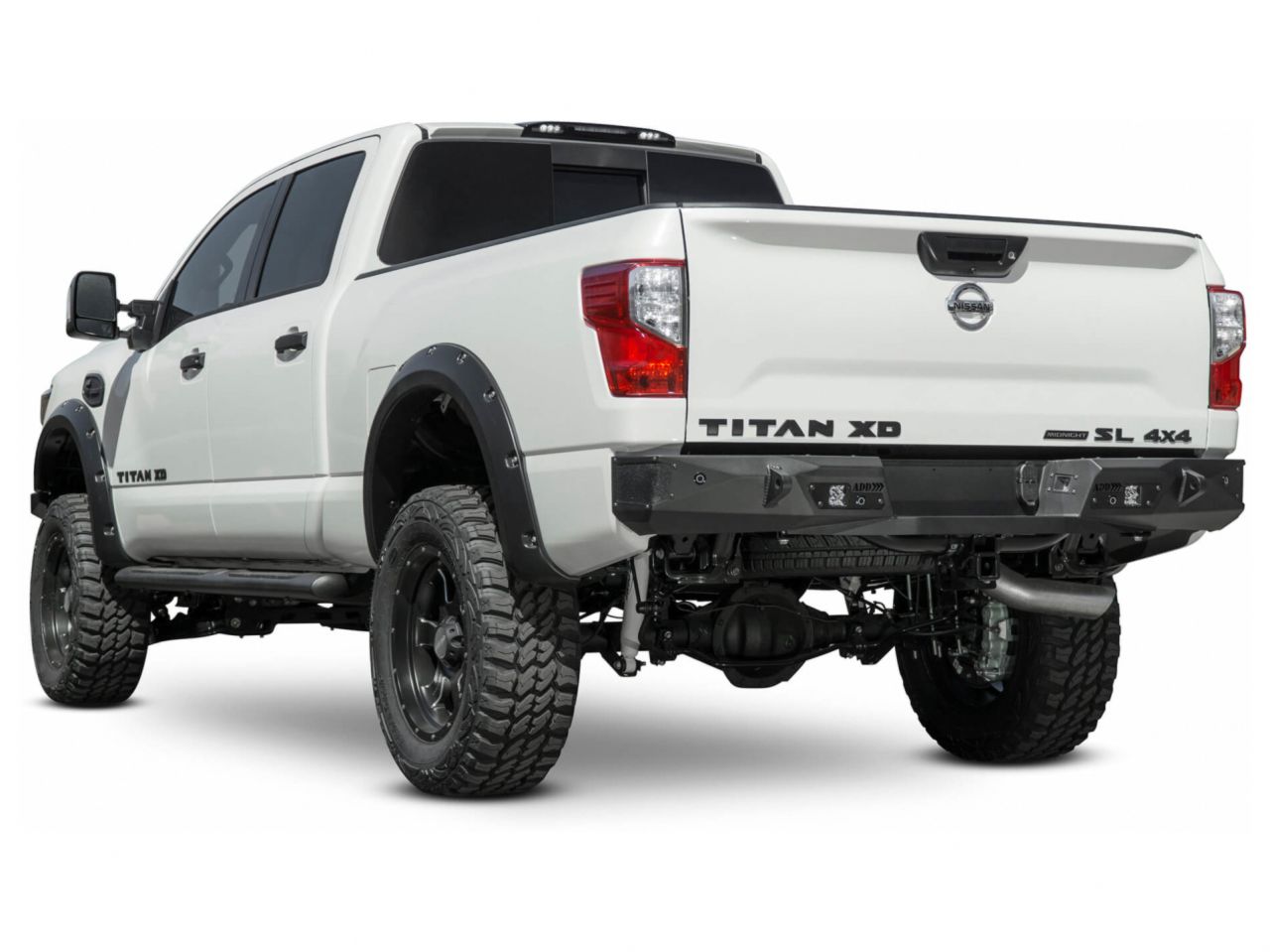 Addictive Desert Designs 16-18 Nissan Titan XD Stealth Fighter Rear Bumper