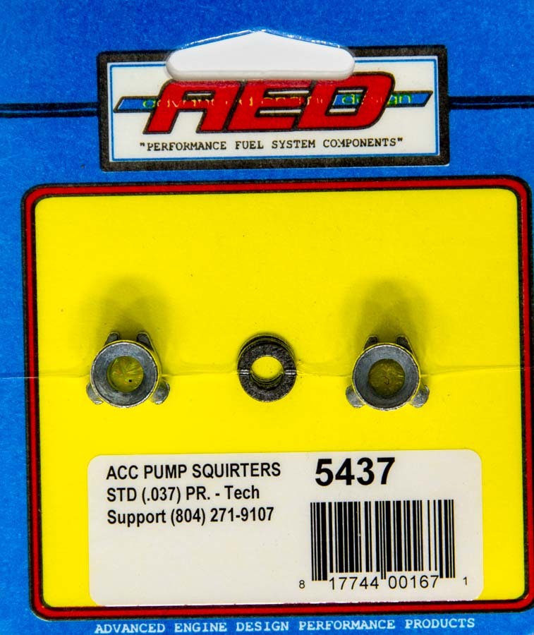 Advanced Engine Design .037in Accelerator Pump Squirters AED5437