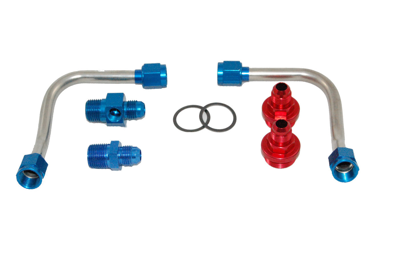 Advanced Engine Design S/S Fuel Line Kit - 4500 w/Holley Regulator AED60940