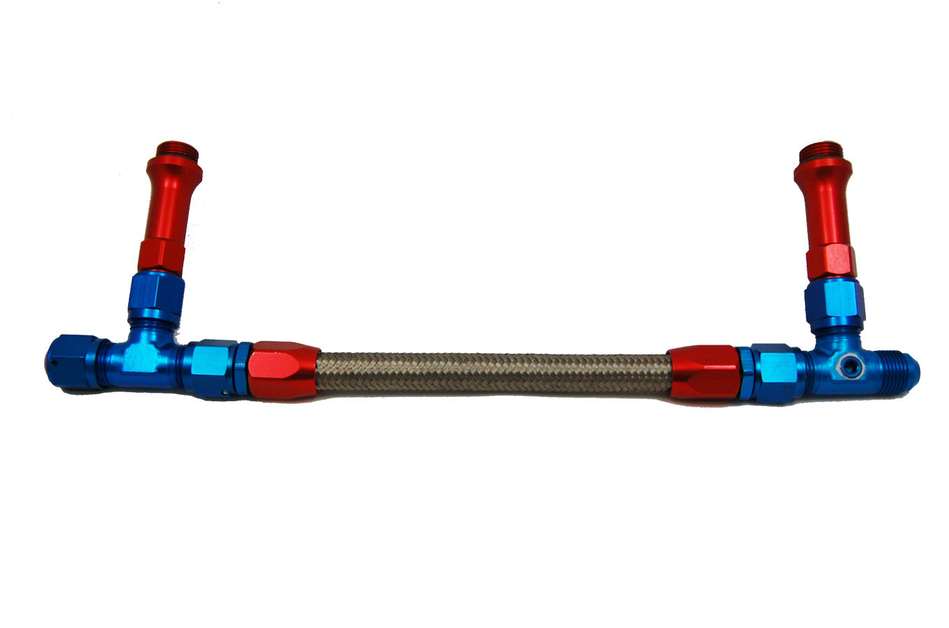 Advanced Engine Design Braided Fuel Line Kit - #8 Holley Carb. AED6097