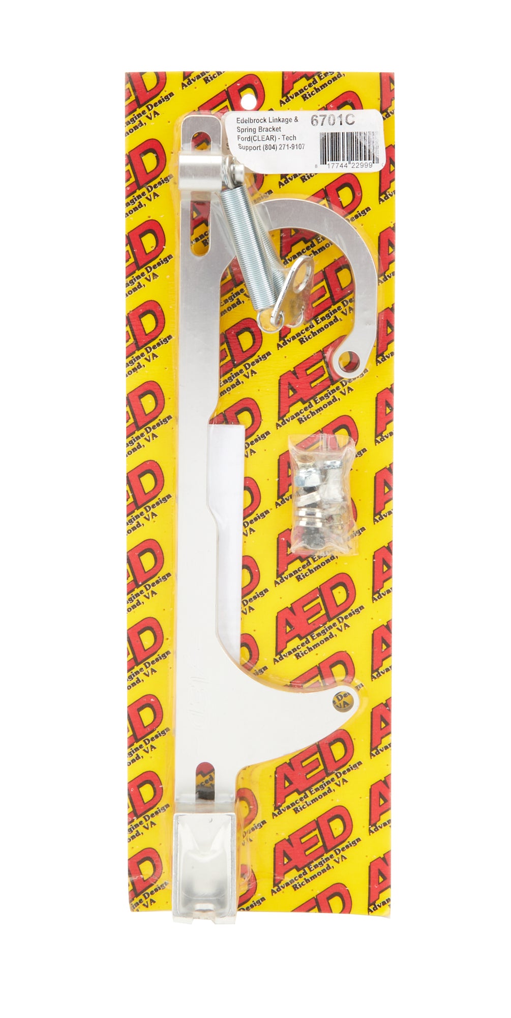 Advanced Engine Design Billet Throttle Linkage Kit Edlebrock Carb AED6701C