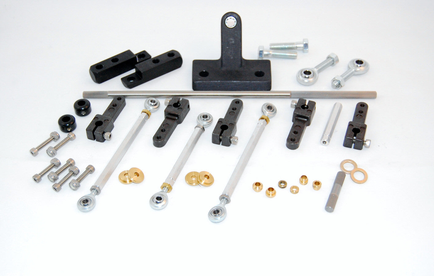 Advanced Engine Design Pro Tunnel Ram Linkage Kit - SBC AED7000