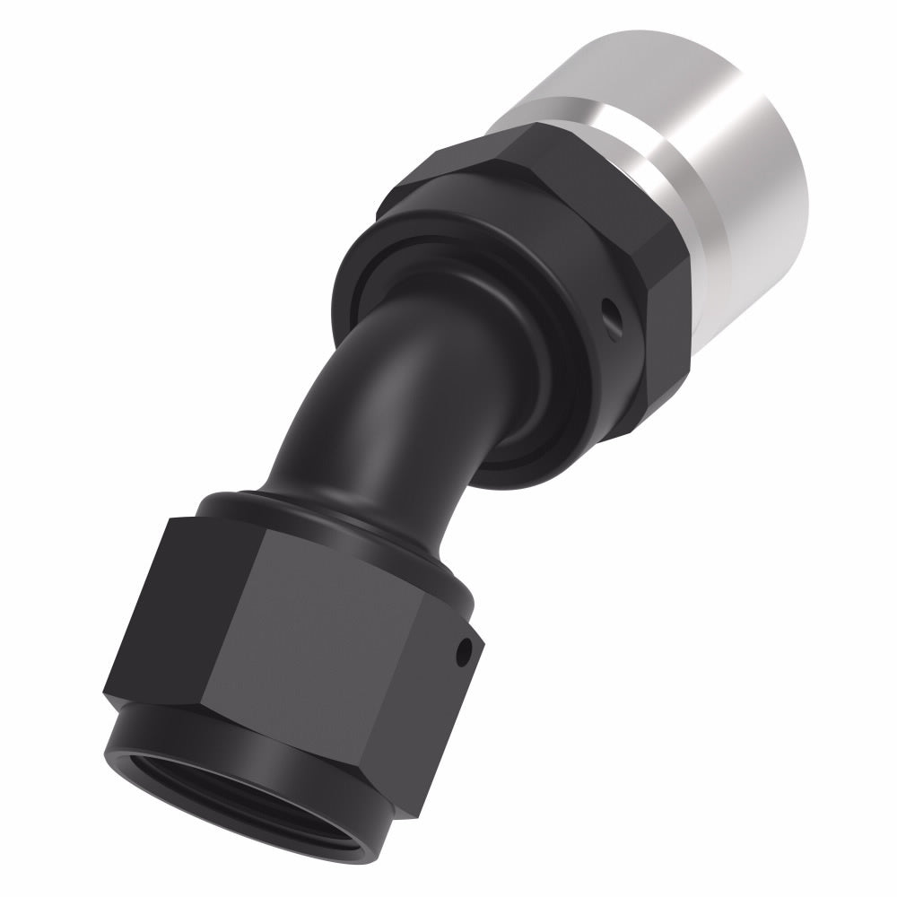 Aeroquip 6an StreetLite Crimp Fitting 45-Degree AERFCL4222