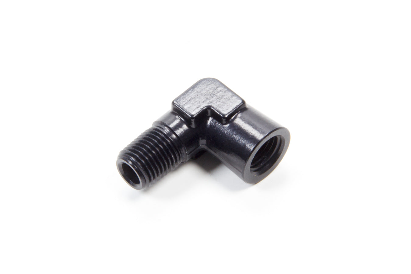 Aeroquip 1/4in 90 Deg Elbow Female/Male Black AERFCM5148