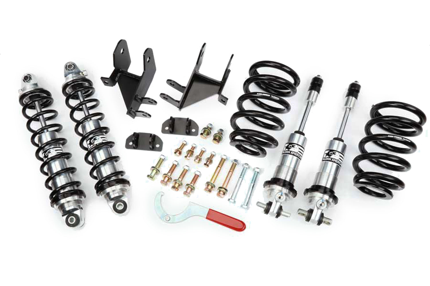 Aldan American Coil Over Shock Kit - Frt/RR GM A-Body 68-72 ALD300105