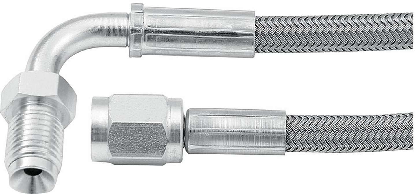 Allstar Performance 24in #3 Line -3 Str/90 Deg 3/8-24 Inv Flr ALL46332-24
