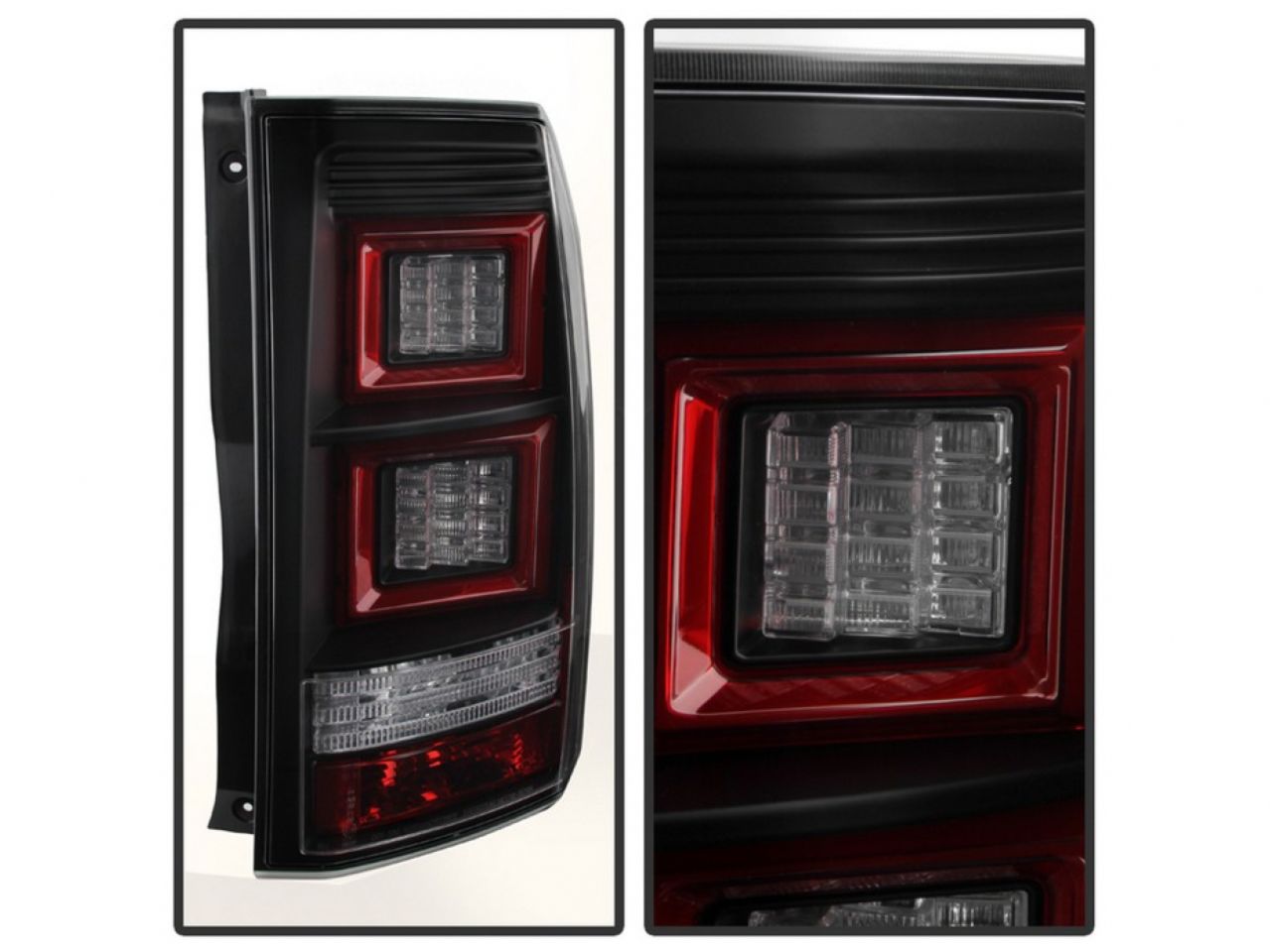 Spyder Land Rover Discovery 3 LR3 05-09 Light Bar LED Tail Lights - Black