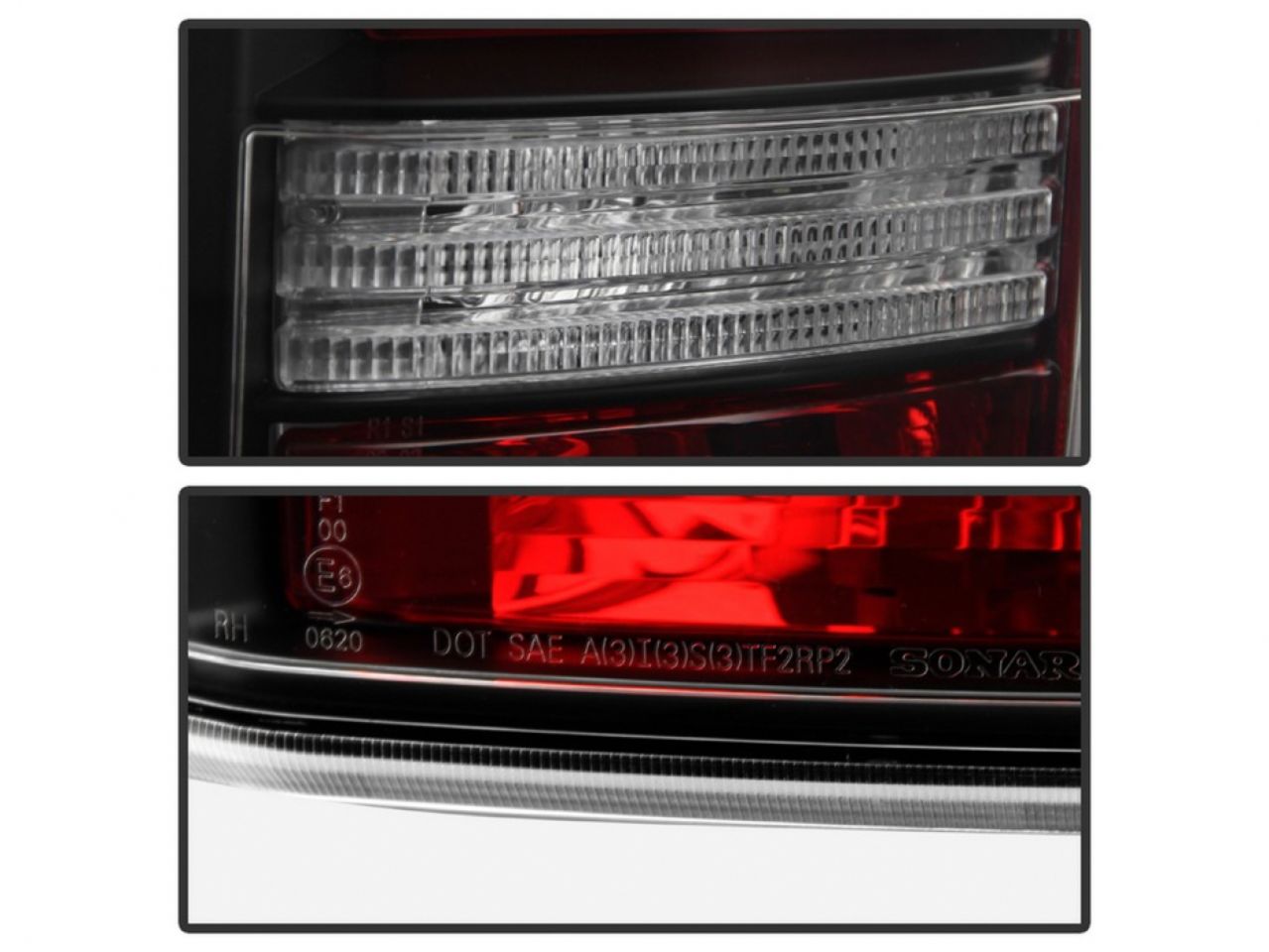 Spyder Land Rover Discovery 3 LR3 05-09 Light Bar LED Tail Lights - Black