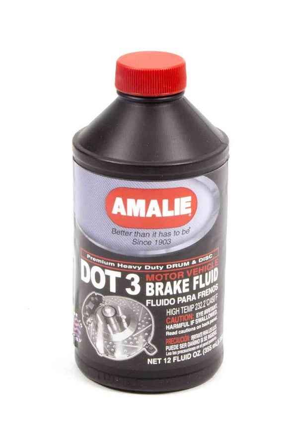 Amalie Dot 3 Brake Fluid 12 Oz AMA65031-92