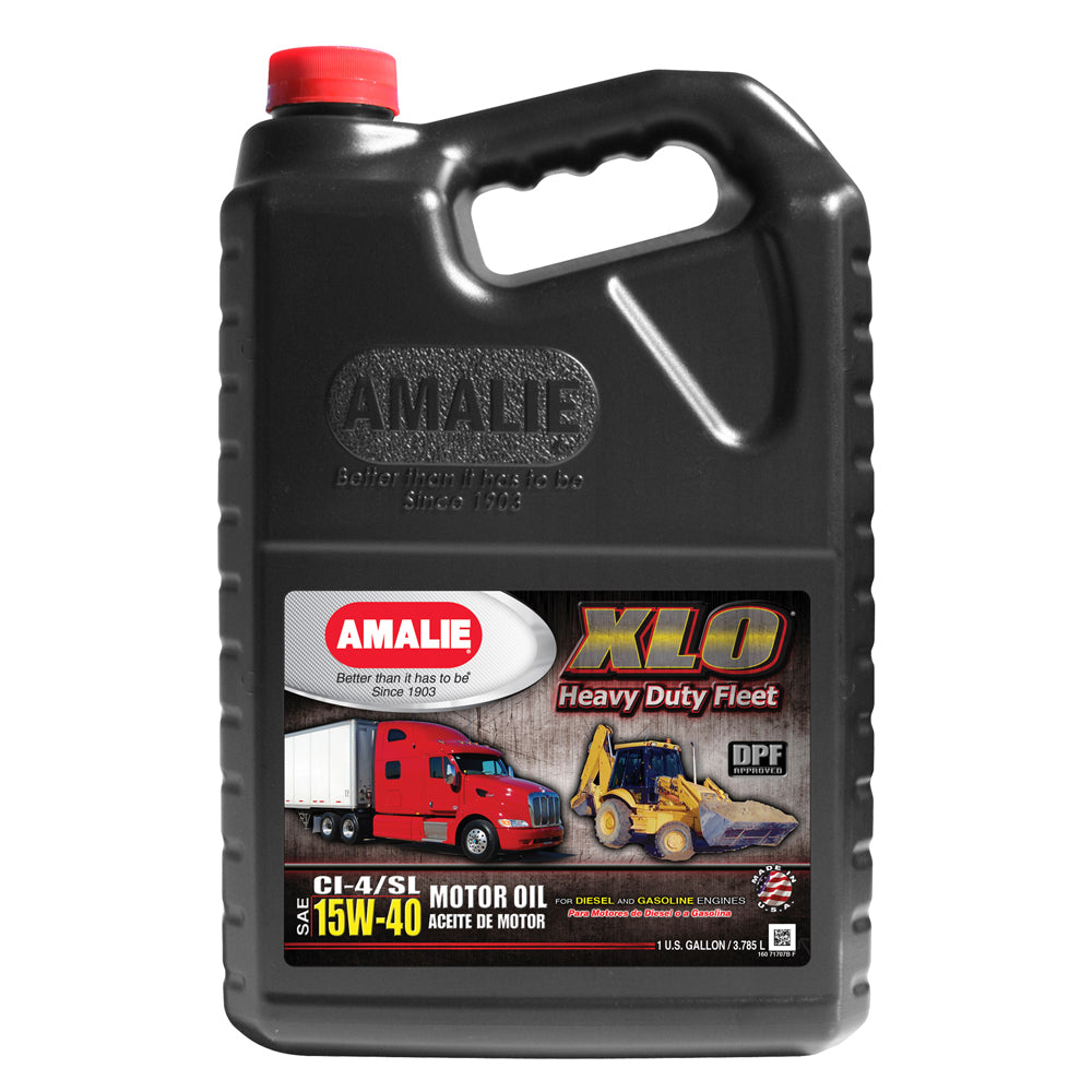 Amalie XLO Heavy Duty Fleet Oil 15w40 Case 1 Gallon AMA71707-36