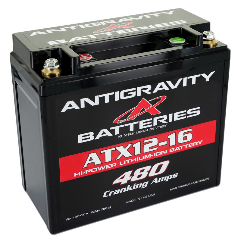 Antigravity Batteries Lithium Battery 480CCA 12Volt 3Lbs 16 Cell ANTAG-ATX12-16-R