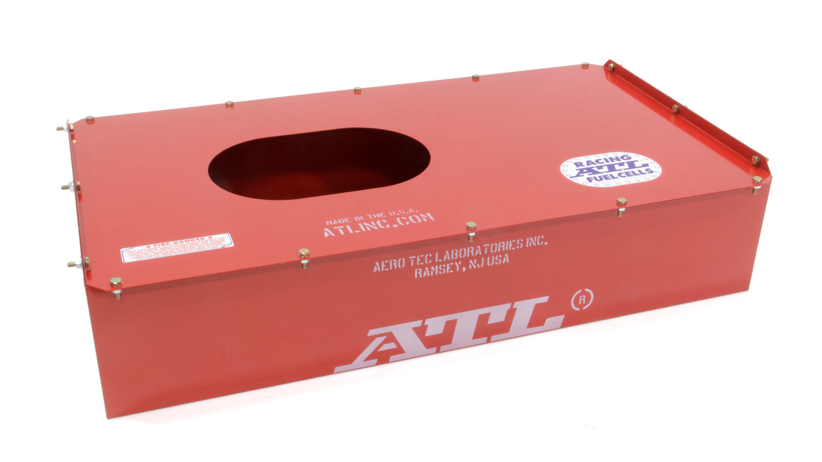 ATL Fuel Cells 17 Gal Steel Can Red 34 x 18 x 8 Late Model ATLMC617