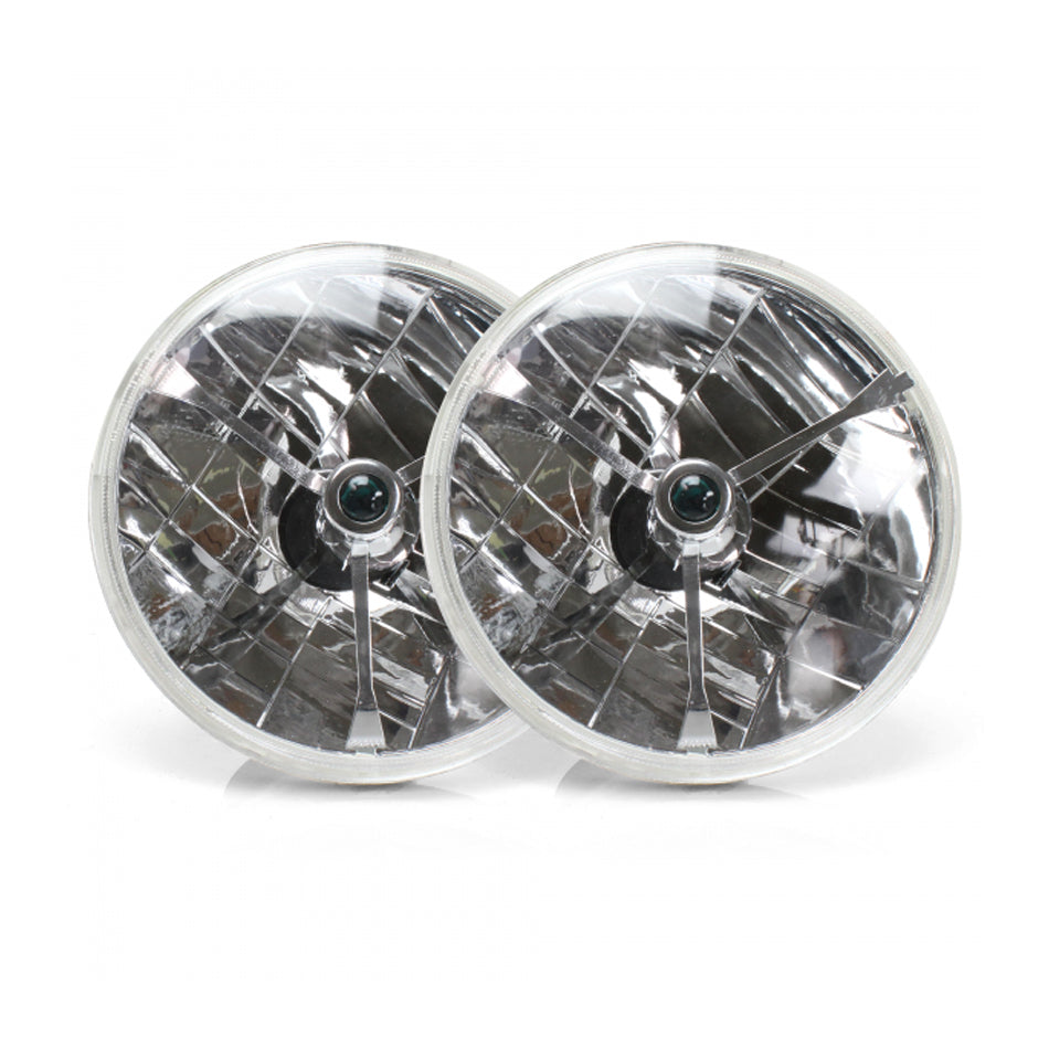 Auto-Loc Tri-Bar Headlights Pair w/Replaceable Color Dots AULAUTLENB1AS