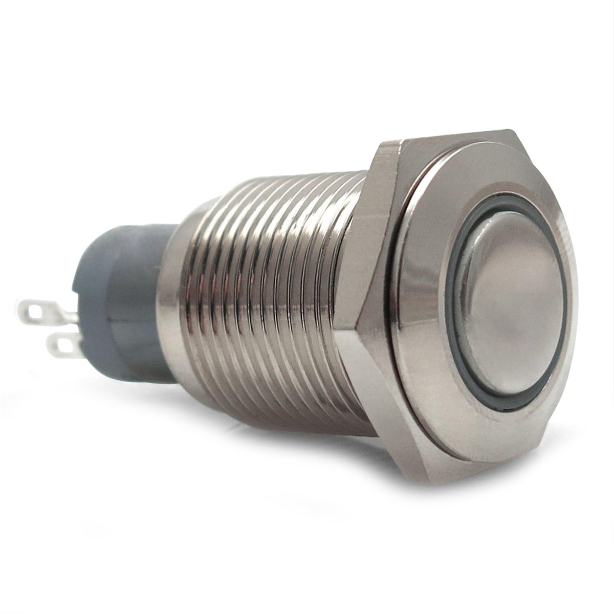 Auto-Loc 16mm Latching Billet But ton with LED Red Ring AULAUTSW39R