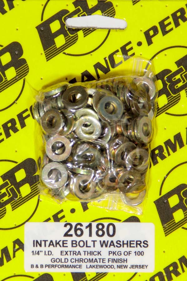 B and B Performance Products H/T Special Washers - 1/4in .540in OD (100) BBP26180