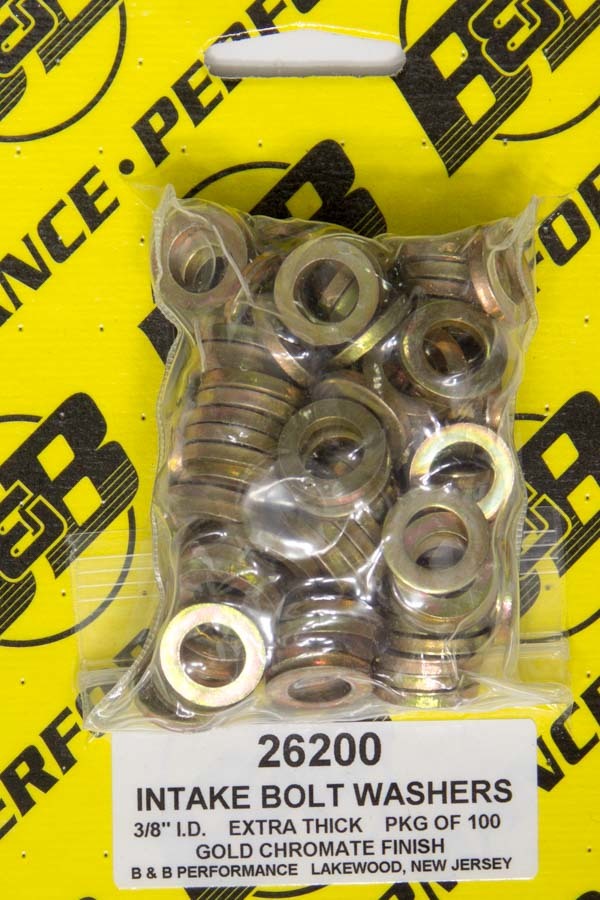 B and B Performance Products H/T Special Washers - 3/8in .625in OD (100) BBP26200