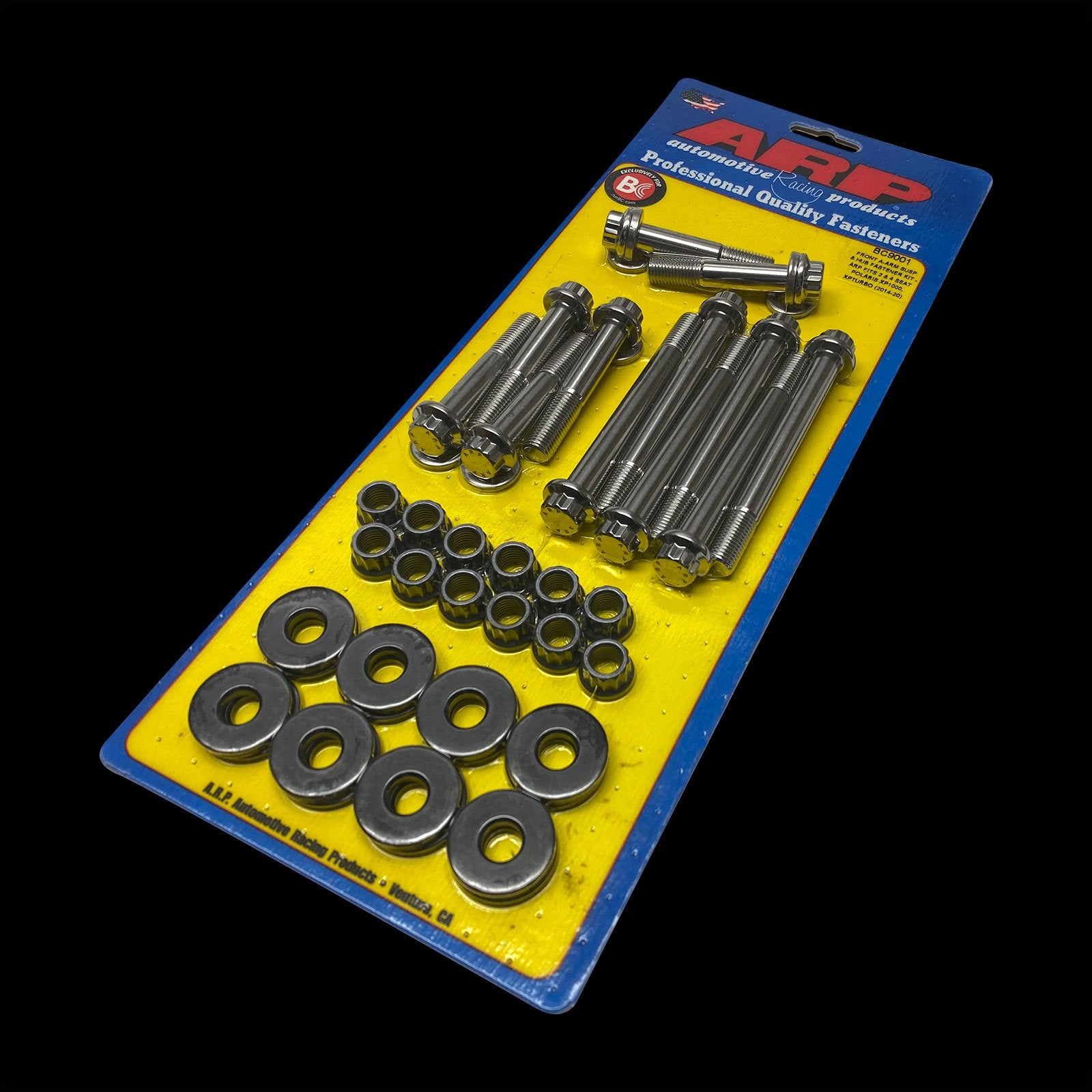 Brian Crower <b>BC9001</b> - ARP Polaris RZR XP1000, XP Turbo Front A-Arm Suspension & Hub Fastener Kit