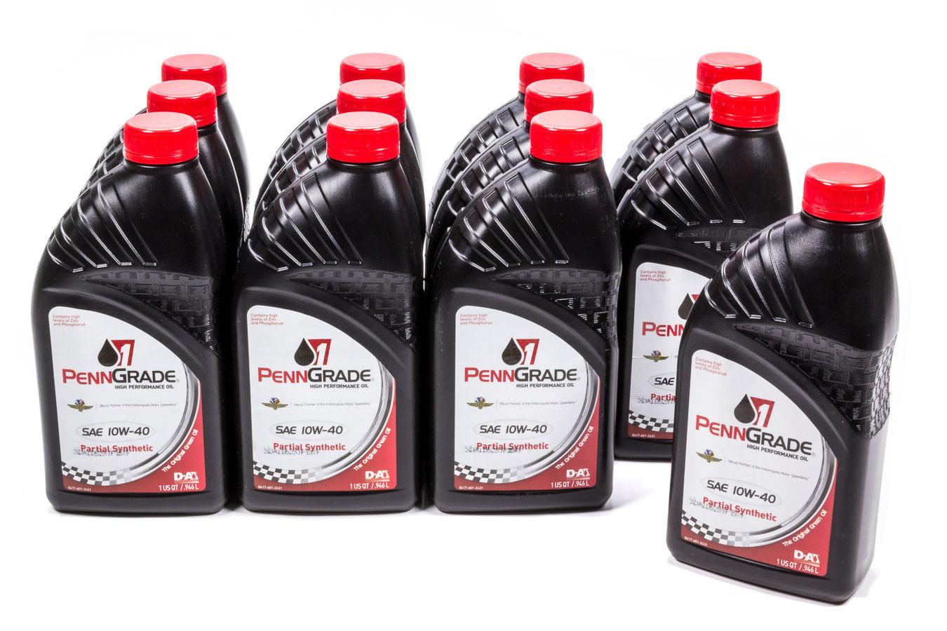 PennGrade 10w40 Racing Oil Cs/12Qt Partial Synthetic BPO71446-12