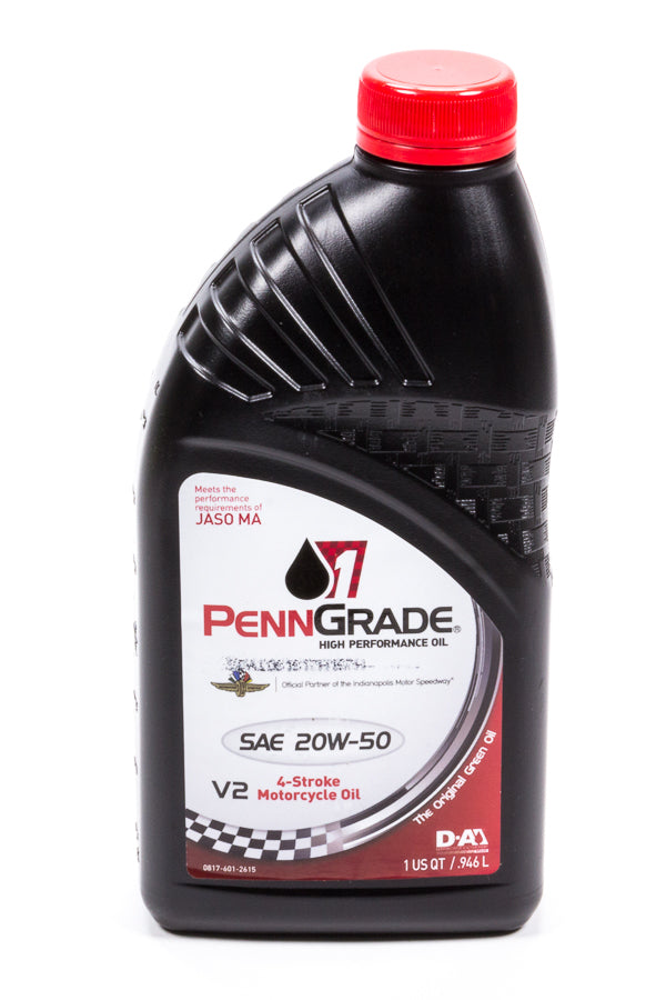 PennGrade 20w50 Motorcycle Oil 1 Qt BPO71576