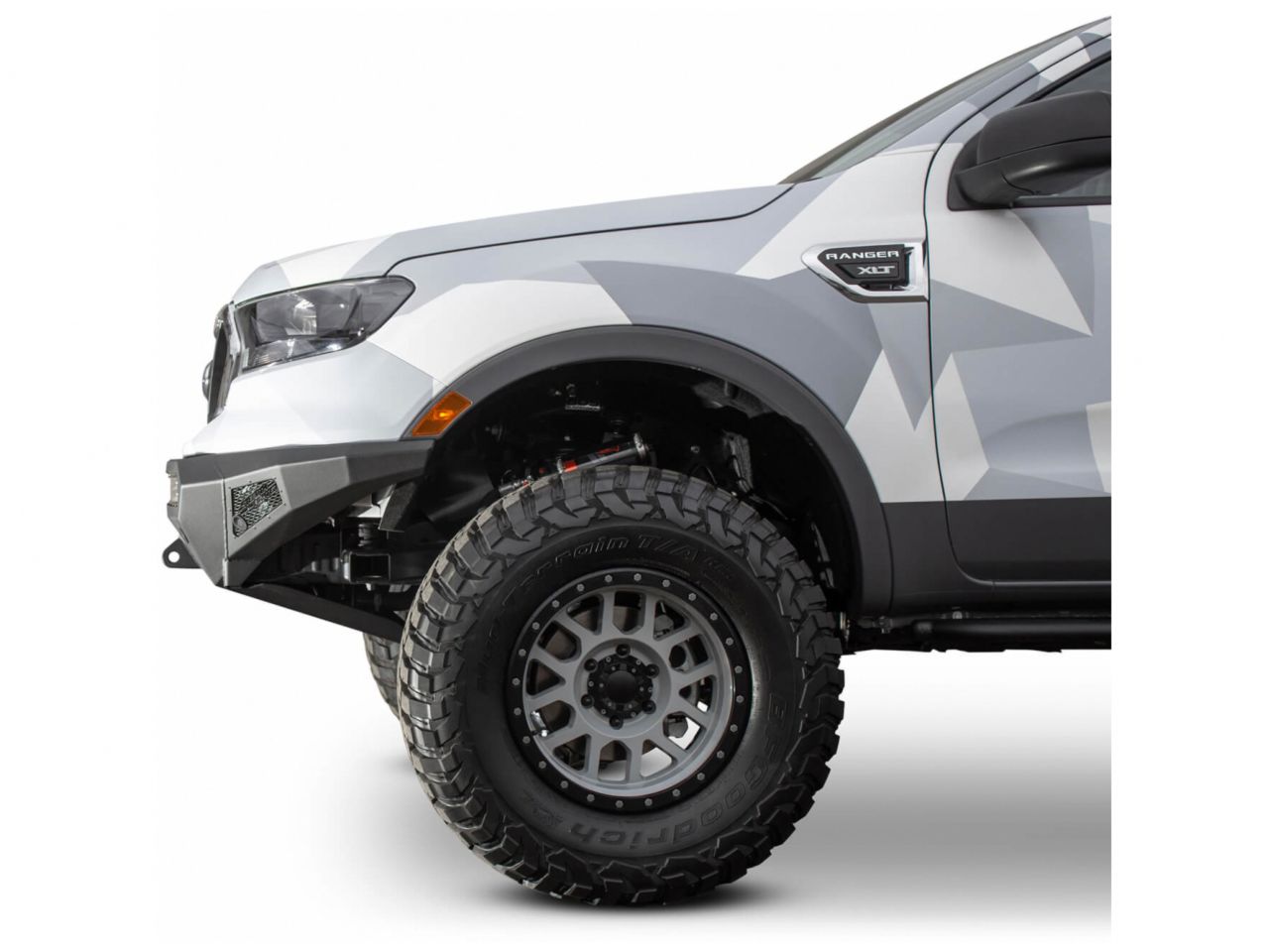 Addictive Desert Designs 2019 Ford Ranger Stealth Fighter Front Bumper W/ Sensors Cutouts