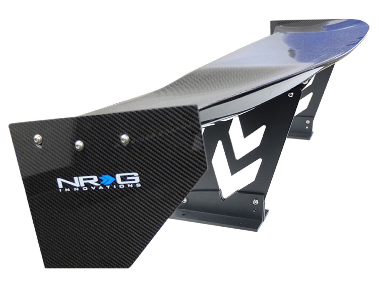 NRG Carbon Fiber Spoiler - Universal (59) w /  Arrow Cut Out Stands