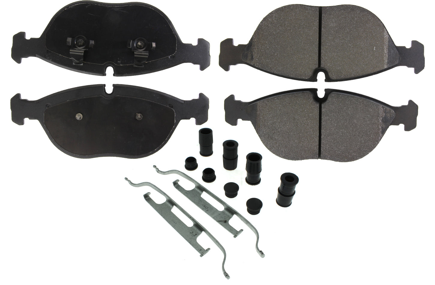 Centric Posi-Quiet Semi-Metallic Brake Pads with Hardwar CBP104.06820