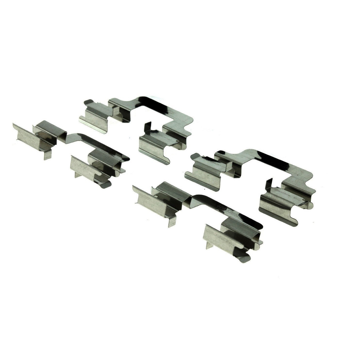Posi Quiet Ceramic Brake Pads with Hardware top view frsport 105.11081