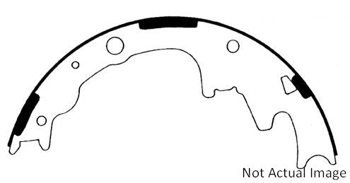 C-Tek Brake Shoes top view frsport 110.07040