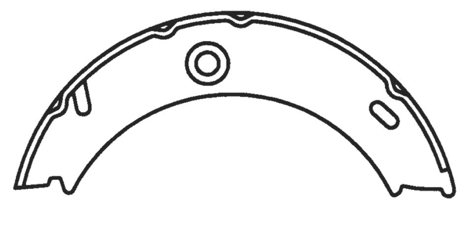 centric parts premium parking brake shoes frsport 111.08650