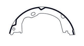 centric parts premium parking brake shoes frsport 111.09410