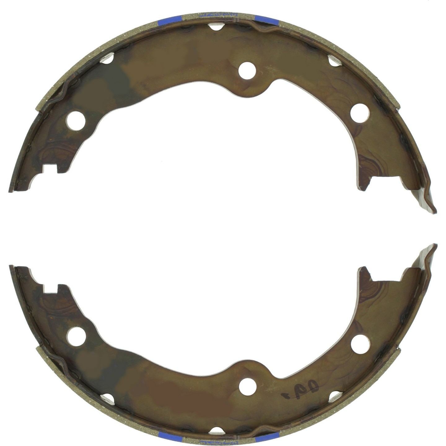 Centric Parts Premium Parking Brake Shoes top view frsport 111.10470