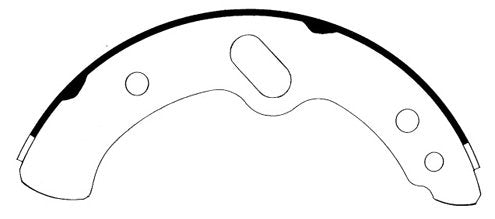 centric parts heavy duty brake shoes frsport 112.06720