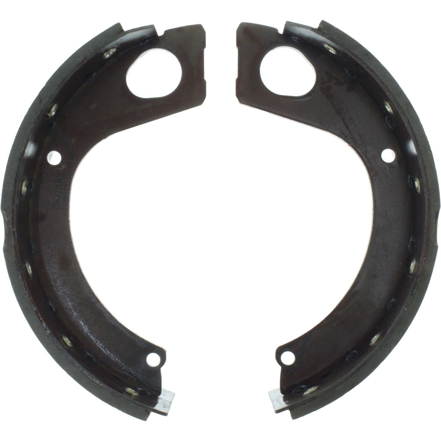 StopTech Riveted Parking Brake Shoes top view frsport 112.10620