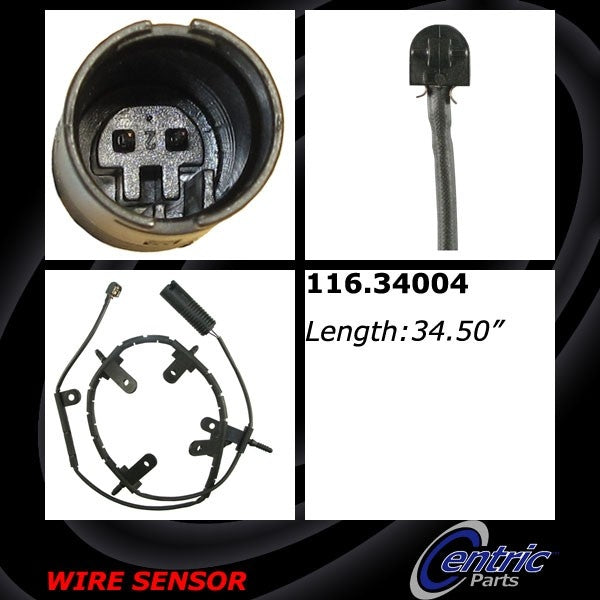 StopTech Brake Pad Sensor Wires top view frsport 116.34004