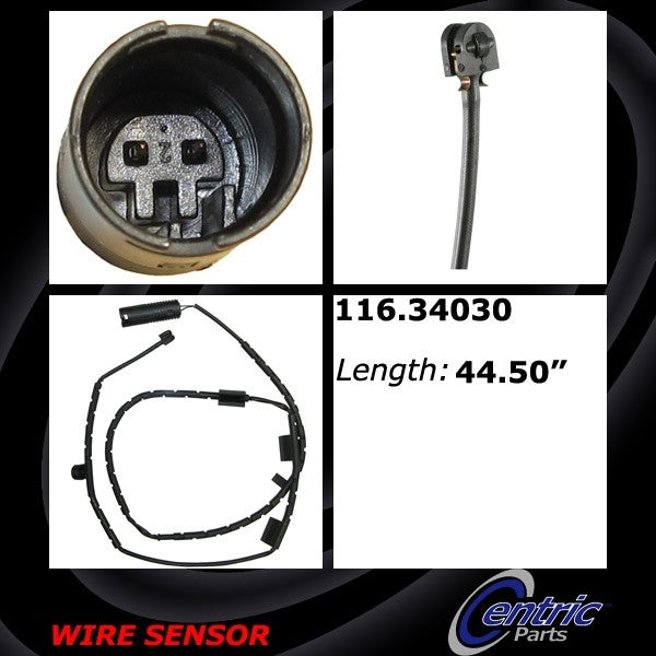 Centric Parts Brake Pad Sensor Wire top view frsport 116.34030
