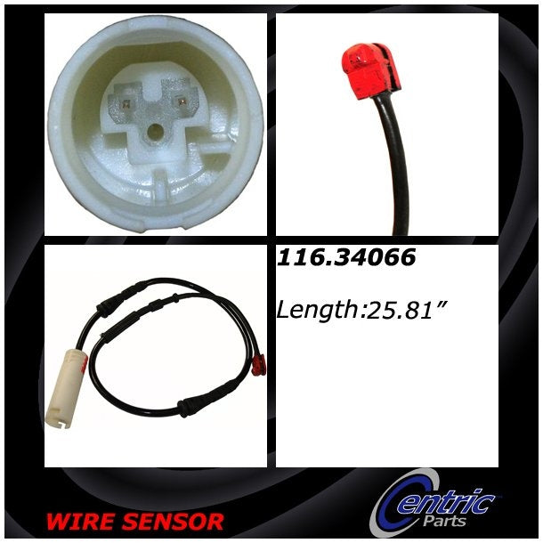centric parts brake pad sensor wire frsport 116.34066
