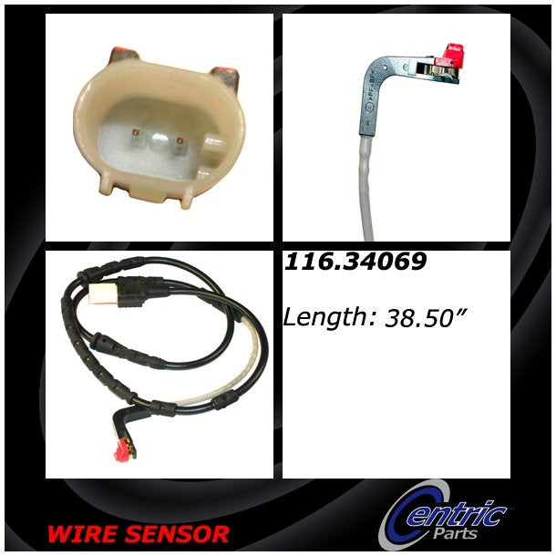centric parts brake pad sensor wire  frsport 116.34069