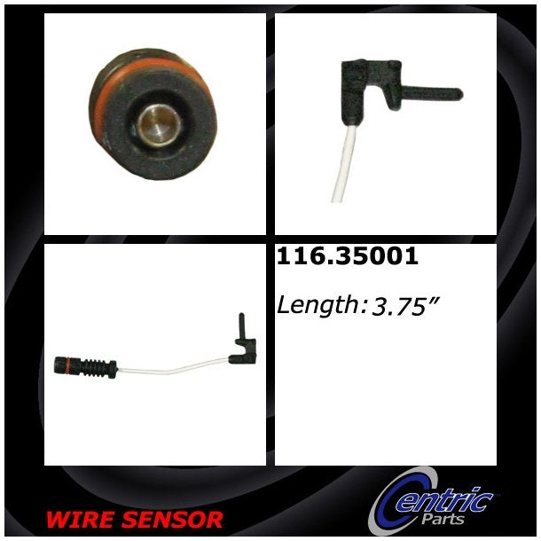 centric parts brake pad sensor wire  frsport 116.35001