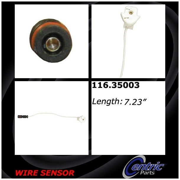 centric parts brake pad sensor wire frsport 116.35003