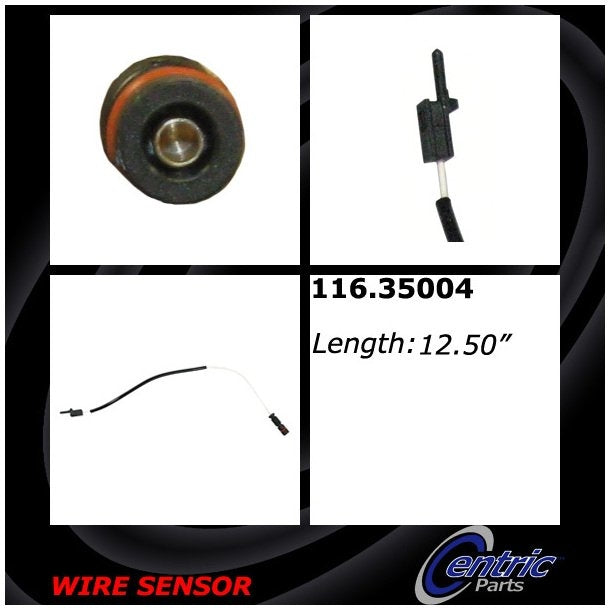 centric parts brake pad sensor wire frsport 116.35004
