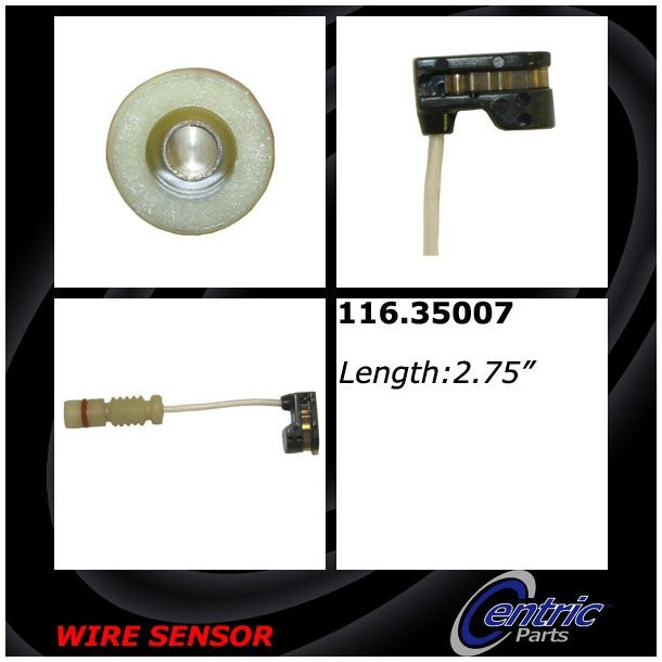 centric parts brake pad sensor wire frsport 116.35007