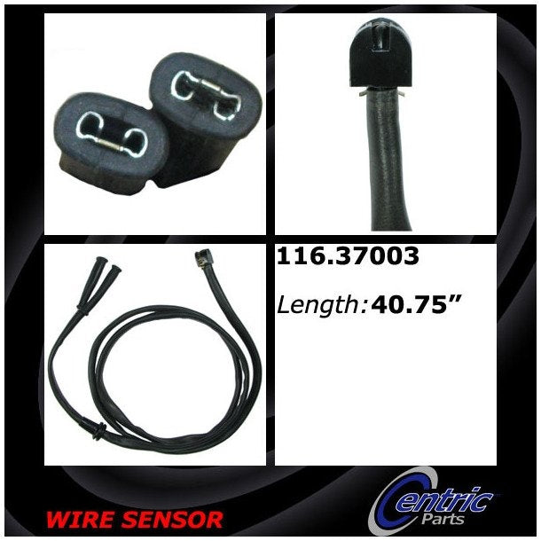 centric parts brake pad sensor wire frsport 116.37003
