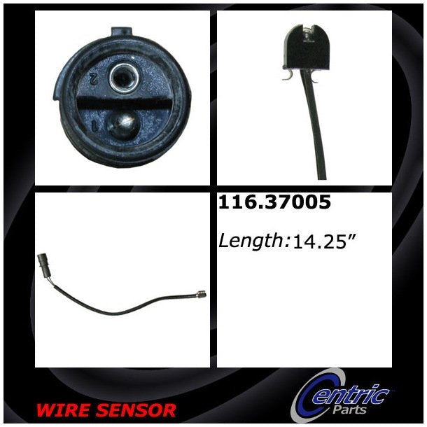 centric parts brake pad sensor wire frsport 116.37005